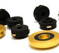 Rubber to metal bonded parts